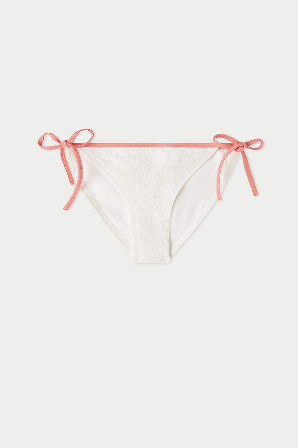 Crocheted Cotton String Bikini Bottoms Tezenis