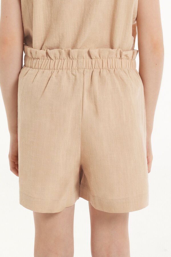 Shorts aus 100 % superleichter Baumwolle für Mädchen  