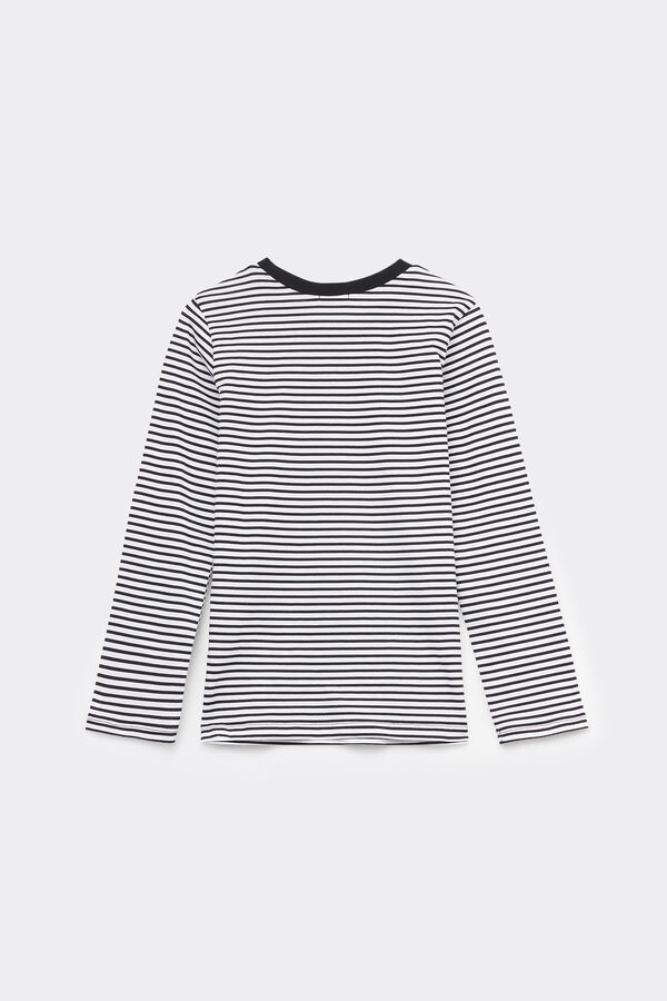 Unisex Kids' Printed Cotton Long Sleeve Top  
