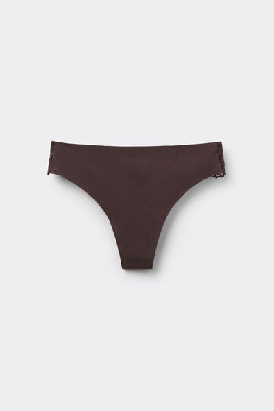 Laser Cut Organic Cotton and Recycled Lace Brazilian Briefs