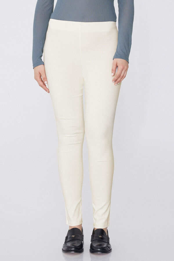 Legging en Toile Élastique  