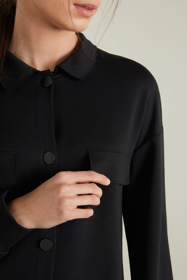 Selene Stitch Shirt Dress