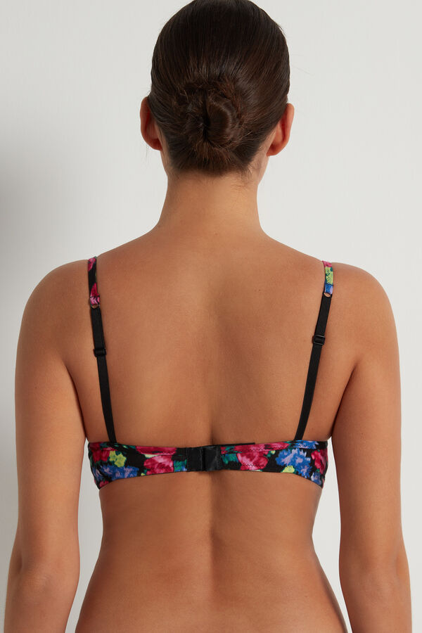 Soutien-gorge London en coton imprimé  
