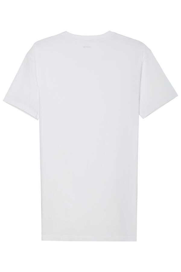 T-Shirt aus elastischer Baumwolle  