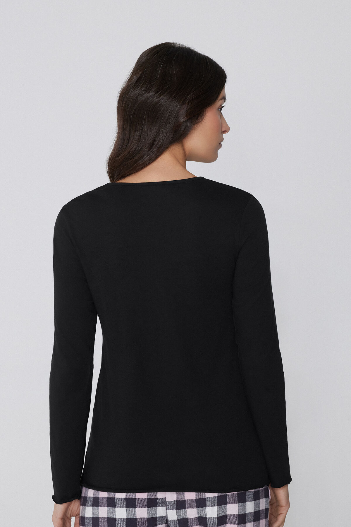 maglia cotone donna manica lunga