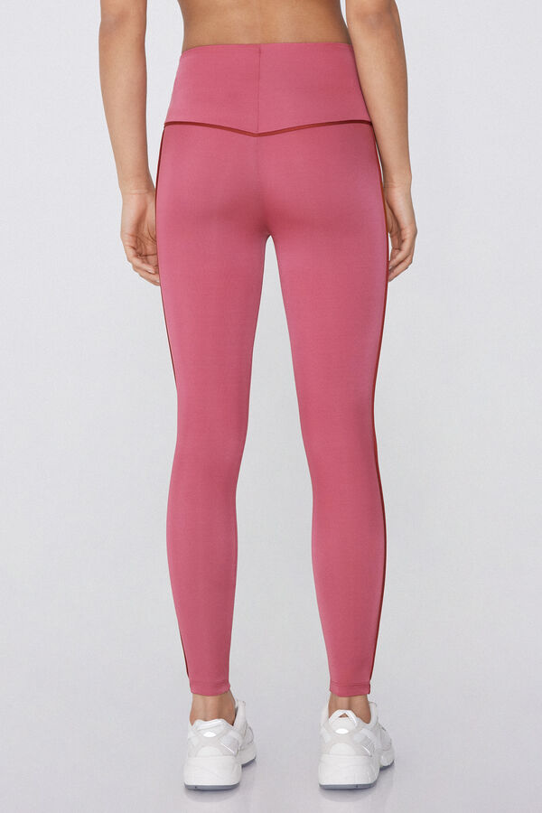 Leggings aus Mikrofaser mit Paspelierung  
