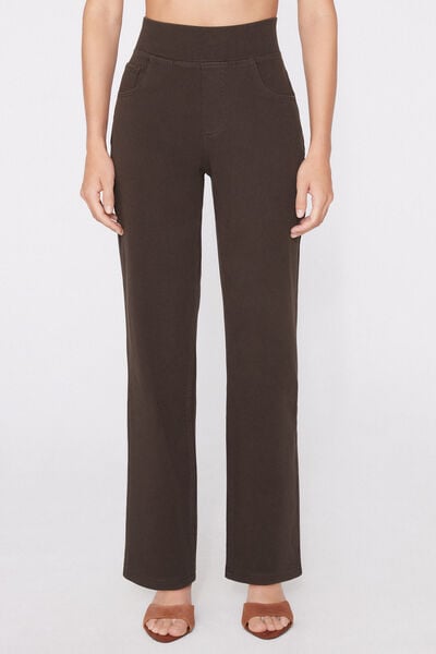 Pantaloni Dritti Denim Extra Stretch