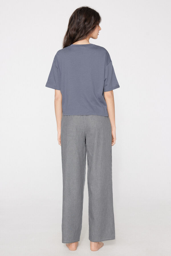 Бавовняна Піжама з Футболкою та Штанами  