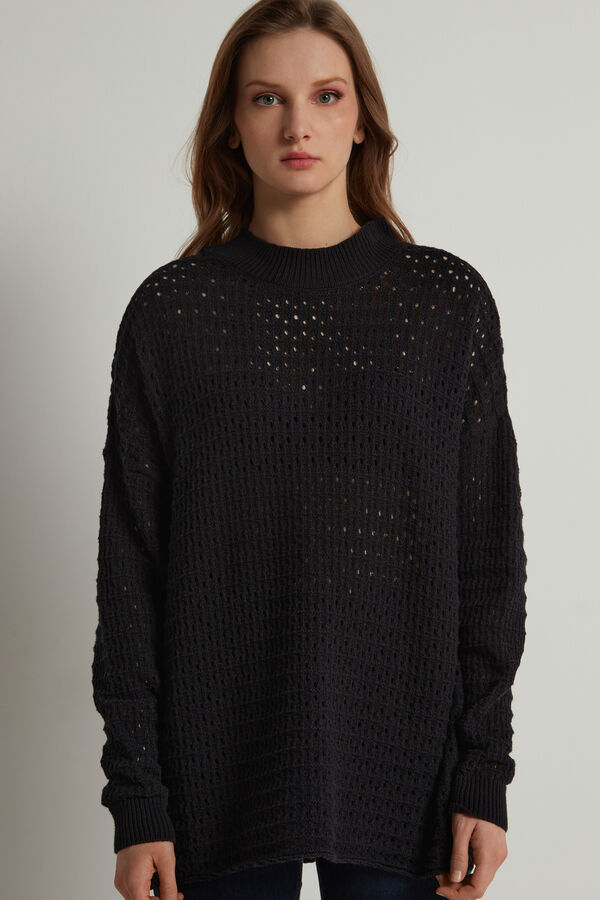 Pull Long Femme Tally Weijl - Manches Longues, Noir, Taille S, Neuf Avec étiquettes