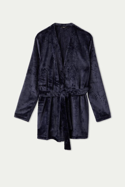 Short Unisex Fleece Robe