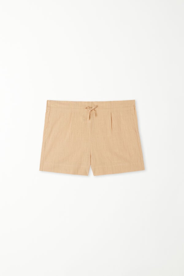 Super Light Cotton Shorts with Drawstring  