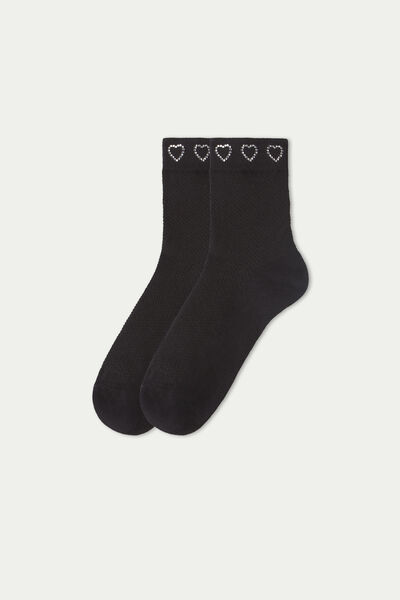 Short Worked Cotton Socks