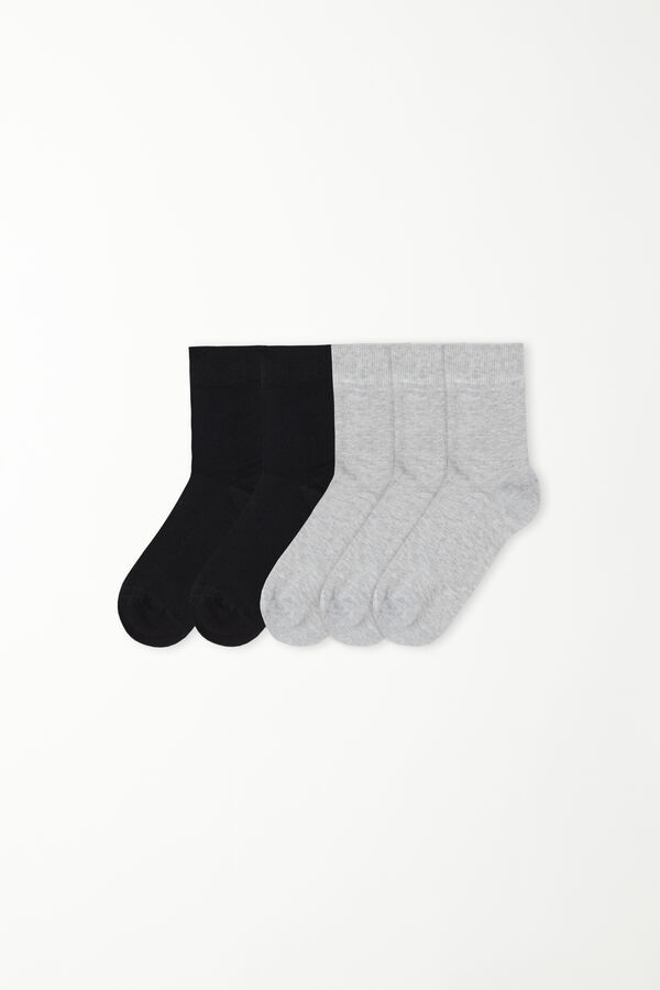 Ľahké Krátke Bavlnené Ponožky, 5 Párov  