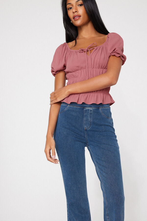 Pantaloni Flare Denim Extra Stretch  
