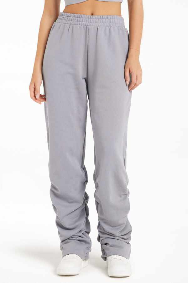 Extra Long Sweatpants with Ruching  