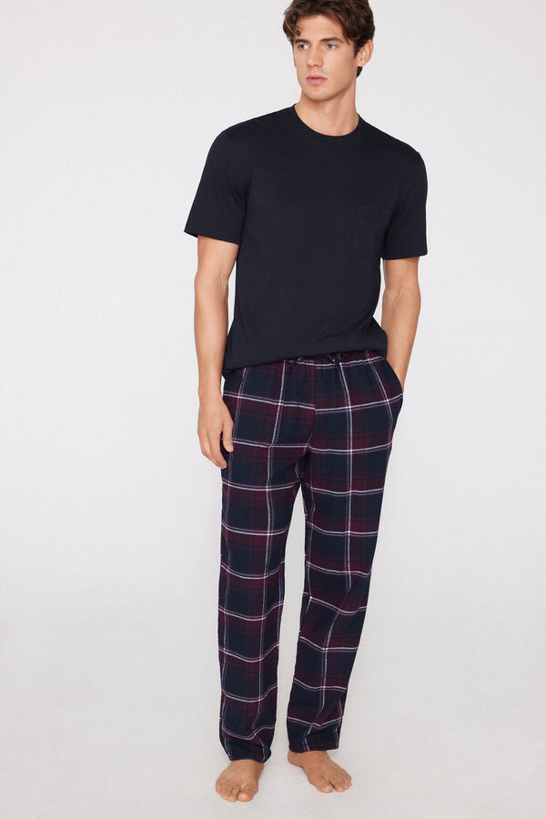 Long Flannel Trousers  
