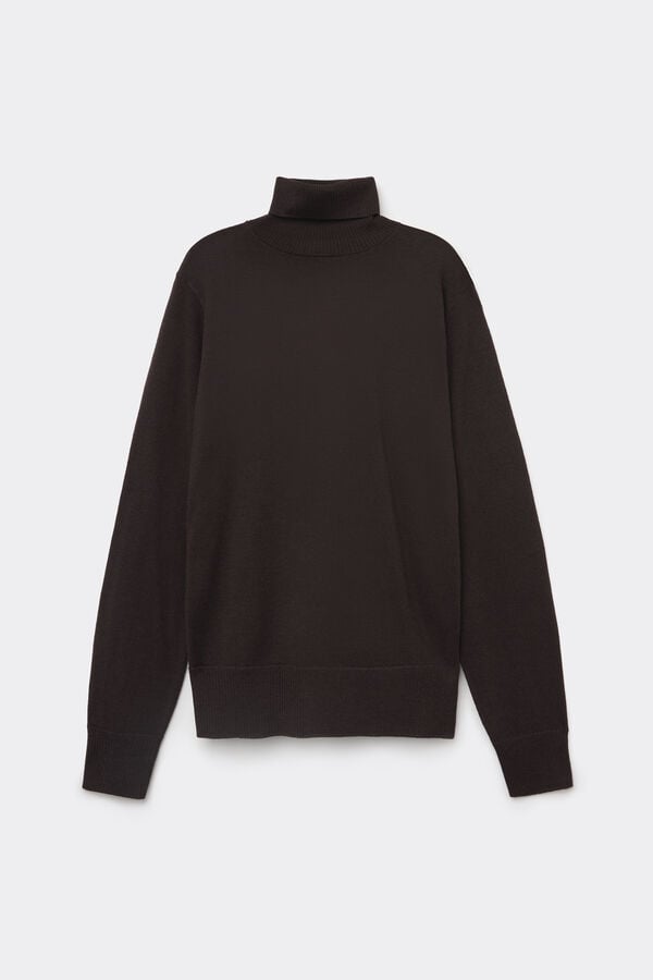 Pull &Eacute;pais Col Montant &Eacute;pais 100&nbsp;% Laine M&eacute;rinos  