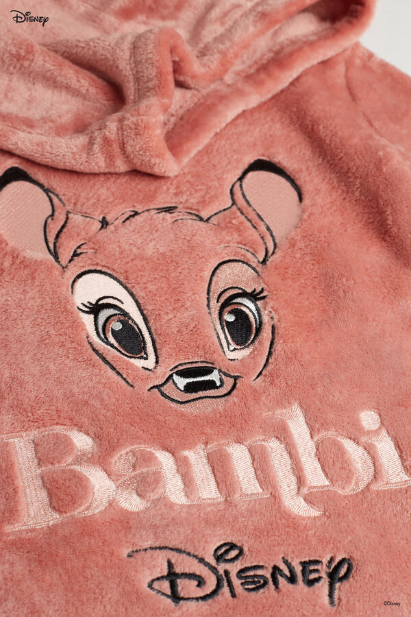 Langer Pyjama für Mädchen aus Fleece mit Disney Bambi Print  