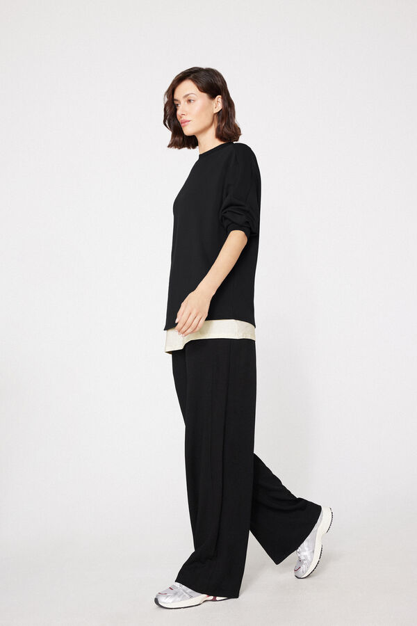 Pantaloni a Palazzo Bande Costina Superior Softness  