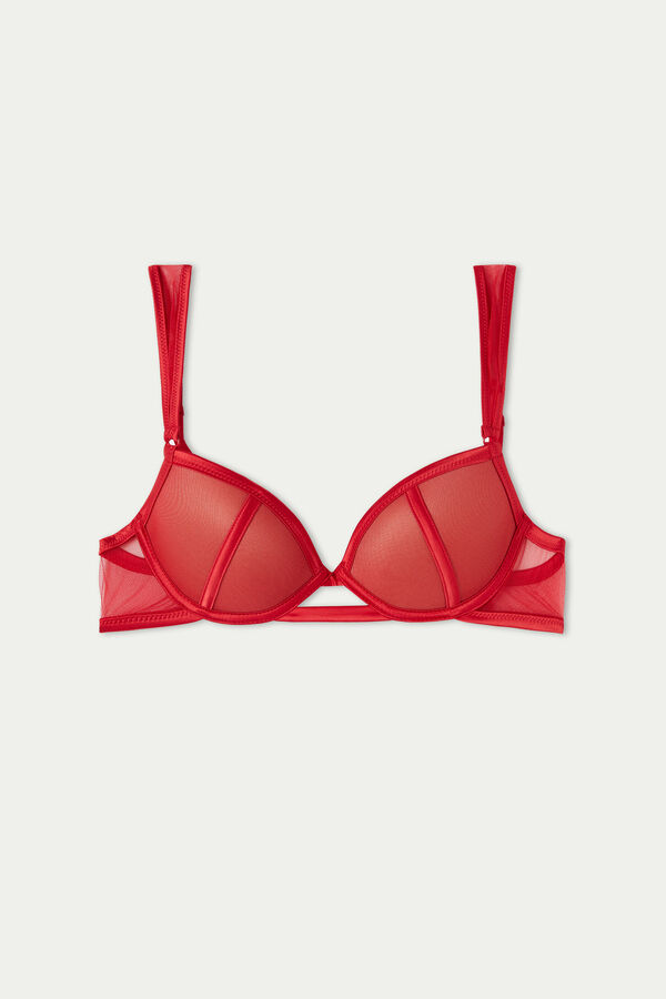 Couture Satin Moscow Push-up Bra - Push-up - Women | Tezenis