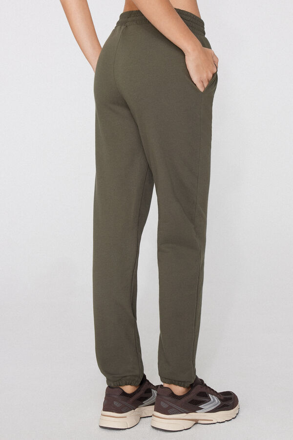 Pantaloni Jogger cu buzunar cu refilet și șnur  