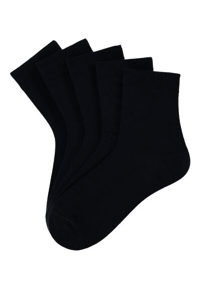 5 x Krátké Lehké Bavlněné Ponožky