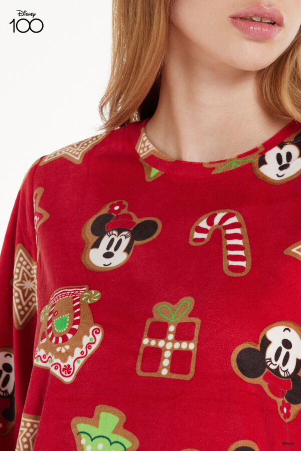 Full-Length Micro-Fleece Disney-Print Pajamas  