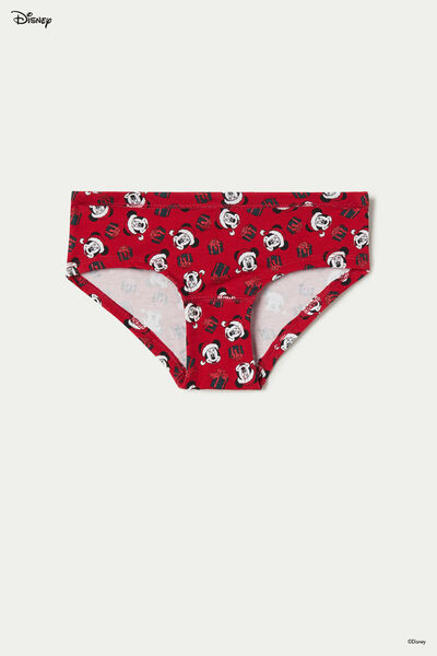 Cotton French Knickers with Mickey Mouse Print