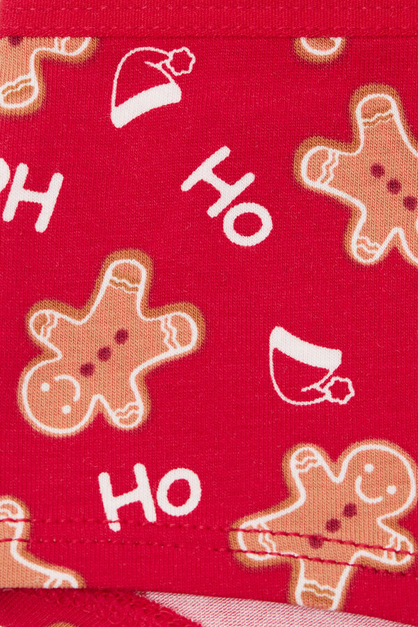 Culotte Fille en Coton avec Imprimé Noël  