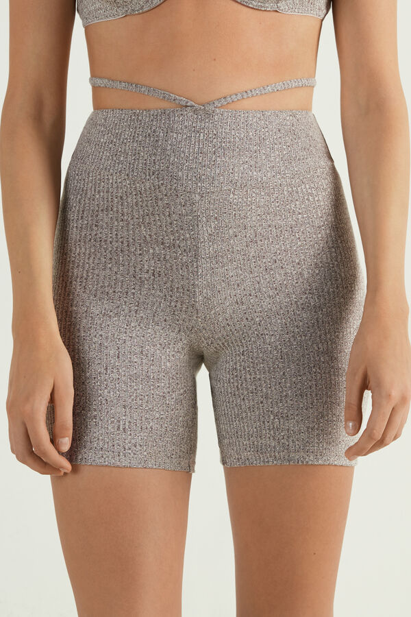Short Cycliste Taille Haute Comfy Rib  
