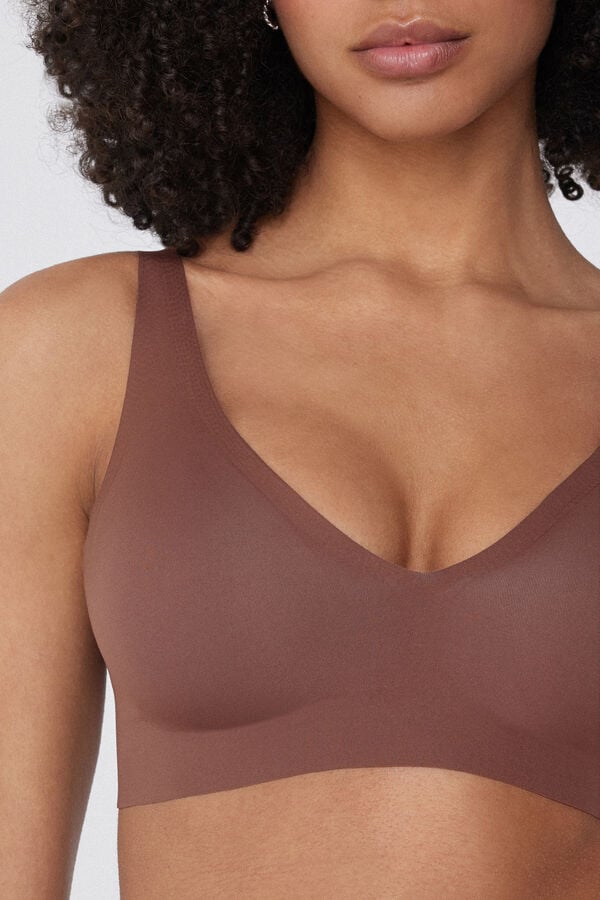 Natural Lifting Laser Cut Triangle Bra  