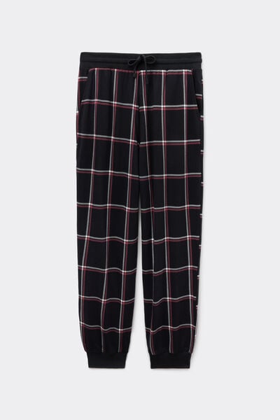 Heavy Printed Cotton Joggers with Pockets
