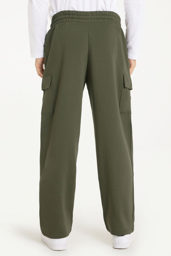 Pantalon Cargo en Molleton  