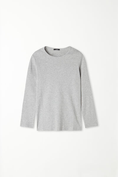 Unisex Long Sleeve Warm Cotton T-Shirt