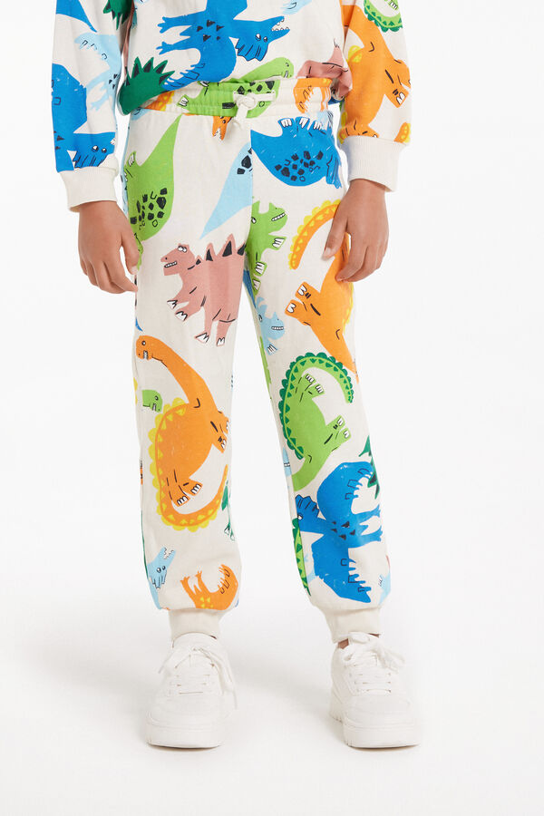 Boys’ Dinosaur Print Sweatpants  