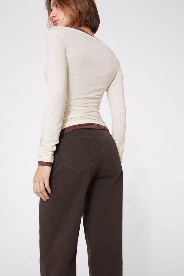 Pantaloni Dritti Denim Extra Stretch  