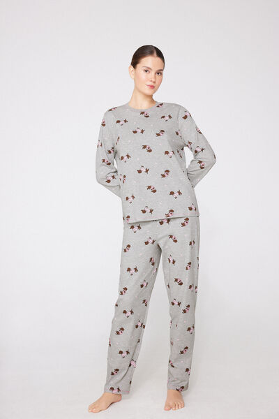 Long Heavy Cotton Dachshund Pyjamas