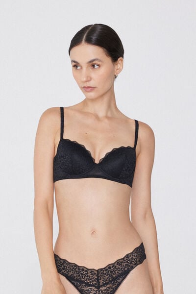 Бюстгальтер Балконет Wien зі Злегка Ущільненими Чашечками з Переробленого Мережива