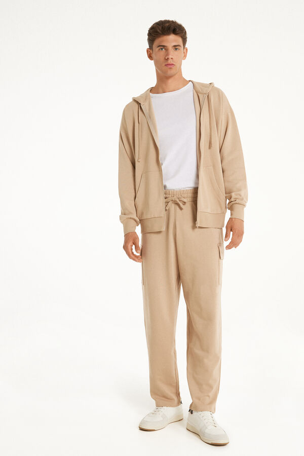 Fleece Cargo Trousers  