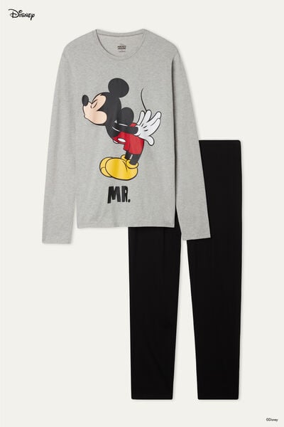 Dlhé Bavlnené Pyžamo Disney Mickey Mouse