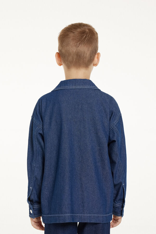 Boys’ Long Sleeve Denim Shirt  