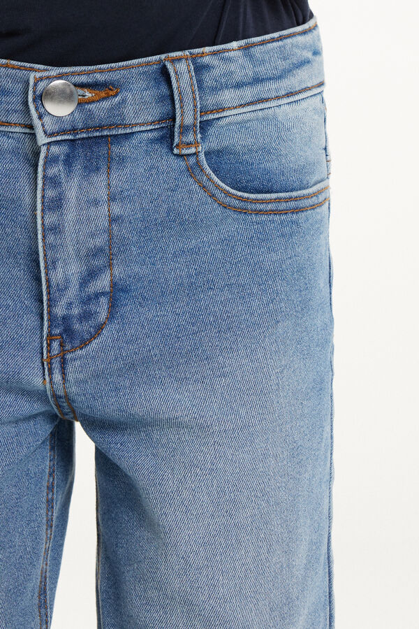 Lange Basic-Jeans für Jungen  