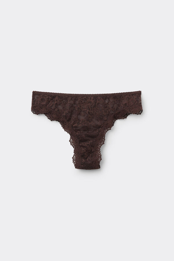 Recycled Lace Brazilian Briefs  