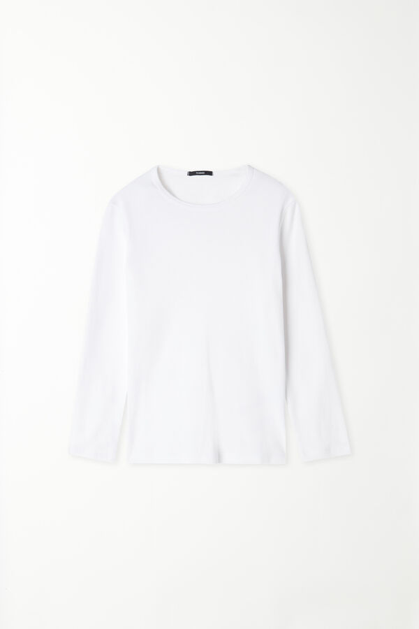 Unisex Long Sleeve Warm Cotton T-Shirt  