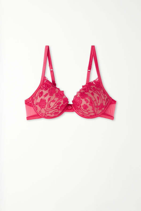 Brasier Push-Up Athens Red Passion Lace  