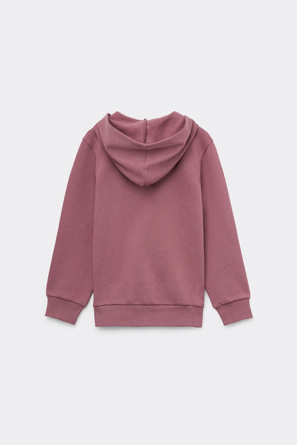Felpa con Zip e Cappuccio Bimbi Unisex  