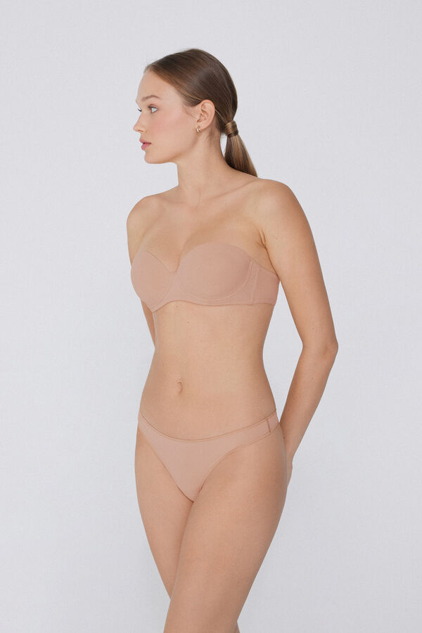 Madrid Super Padded Recycled Microfibre Bandeau Bra  