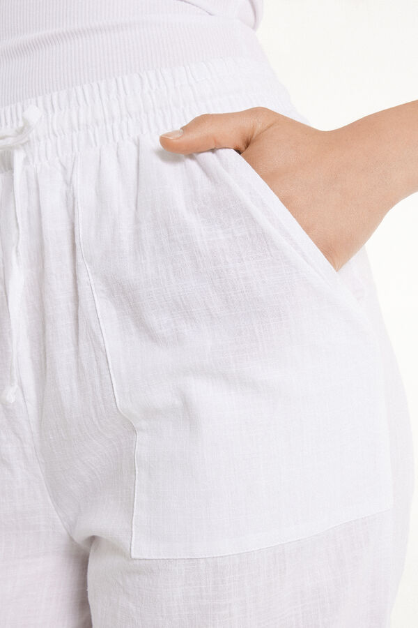 Pantalon 100 % Coton Ultra-léger avec Poches Cargo  