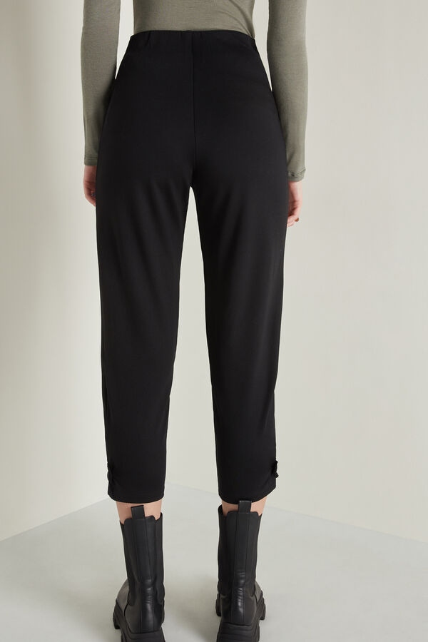 Milano Stitch Jogger Pants with Buttons  
