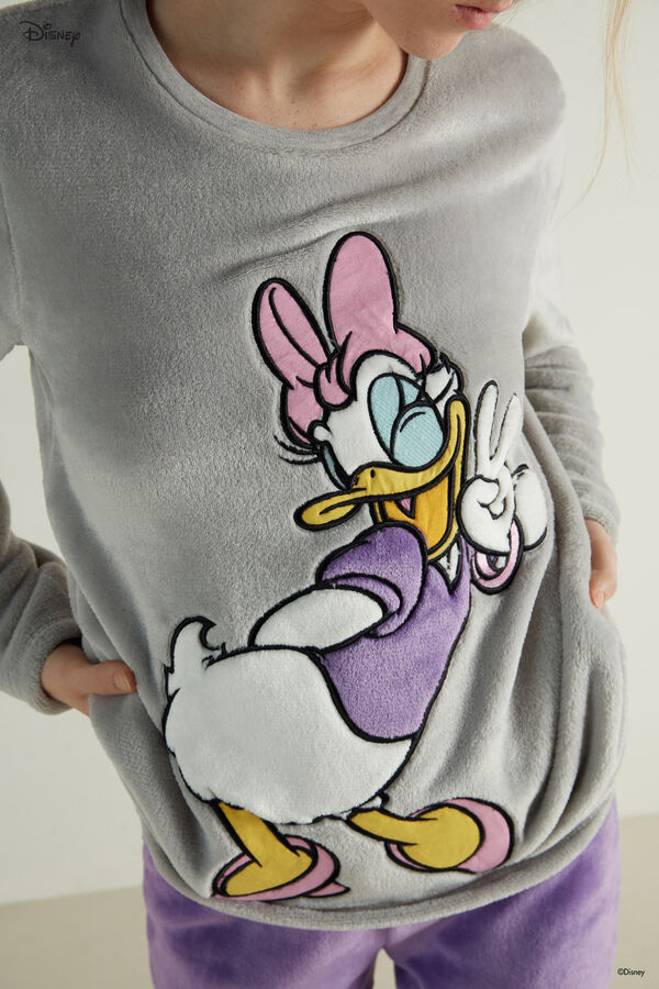 Pijama Largo Forro Polar Daisy | Tezenis